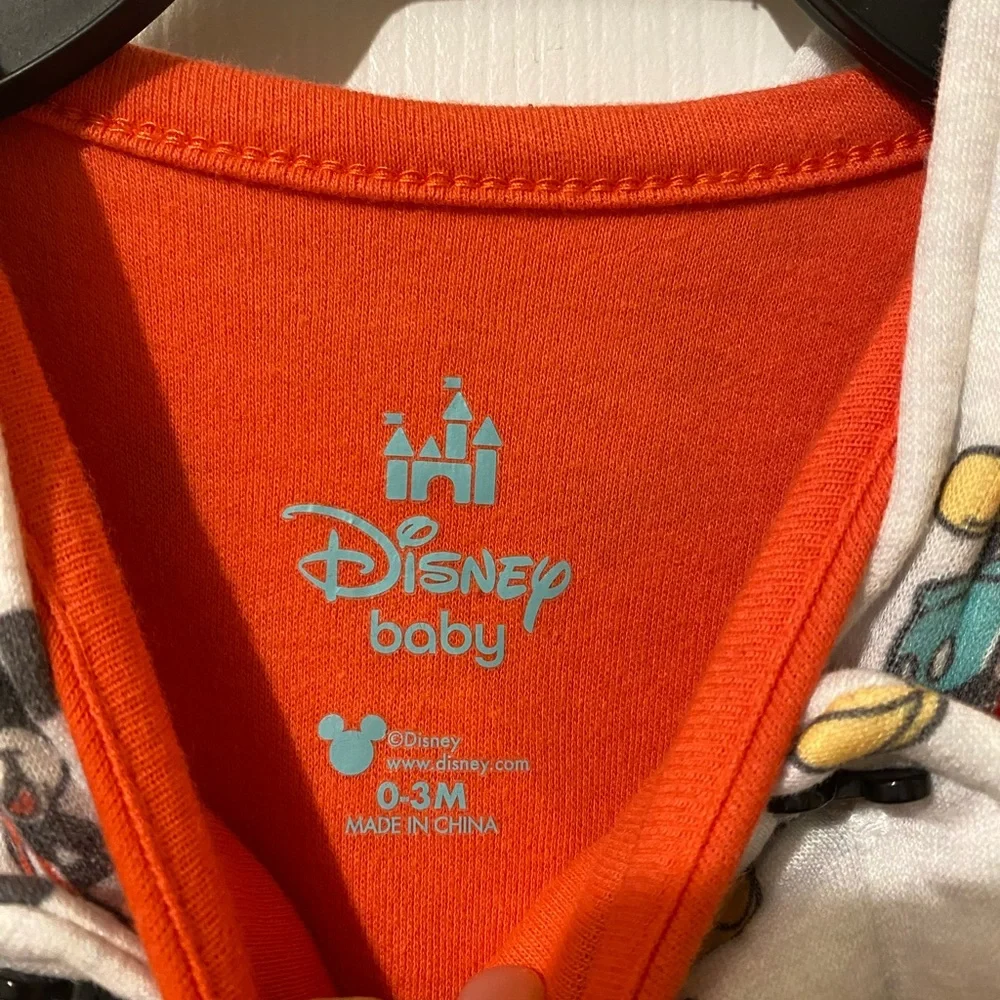 Disney Mickey Mouse Overalls with Red T-Shirt - Picture 6 of 6